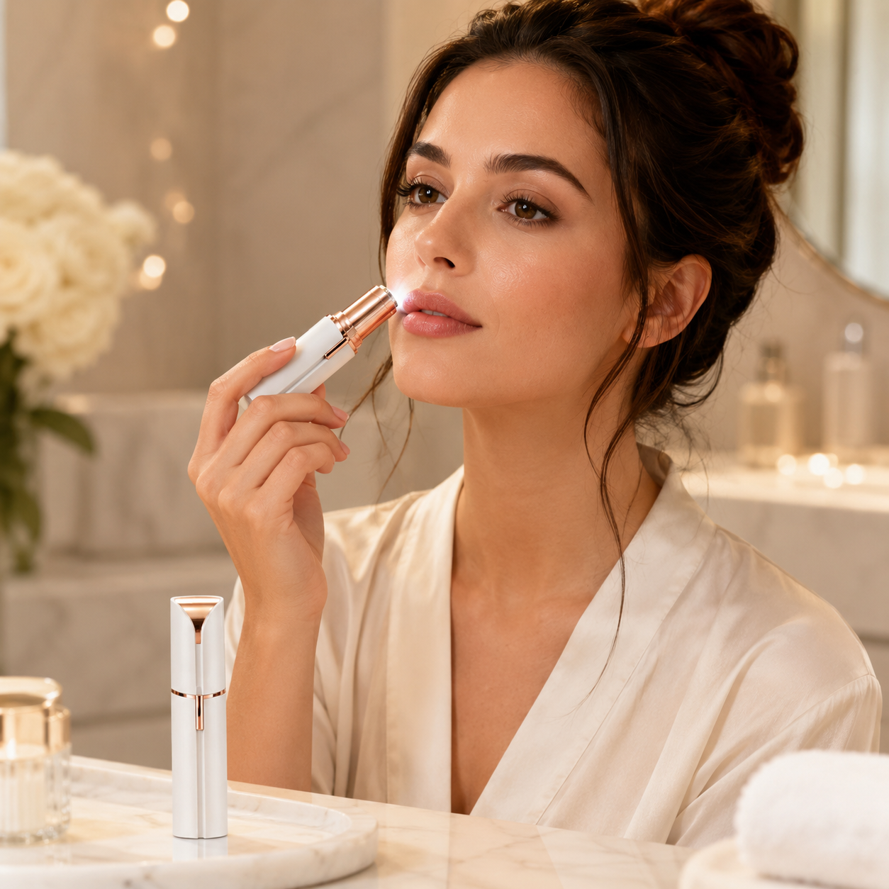 Glide Luxe Eloveya Facial Hair Remover Painless LED